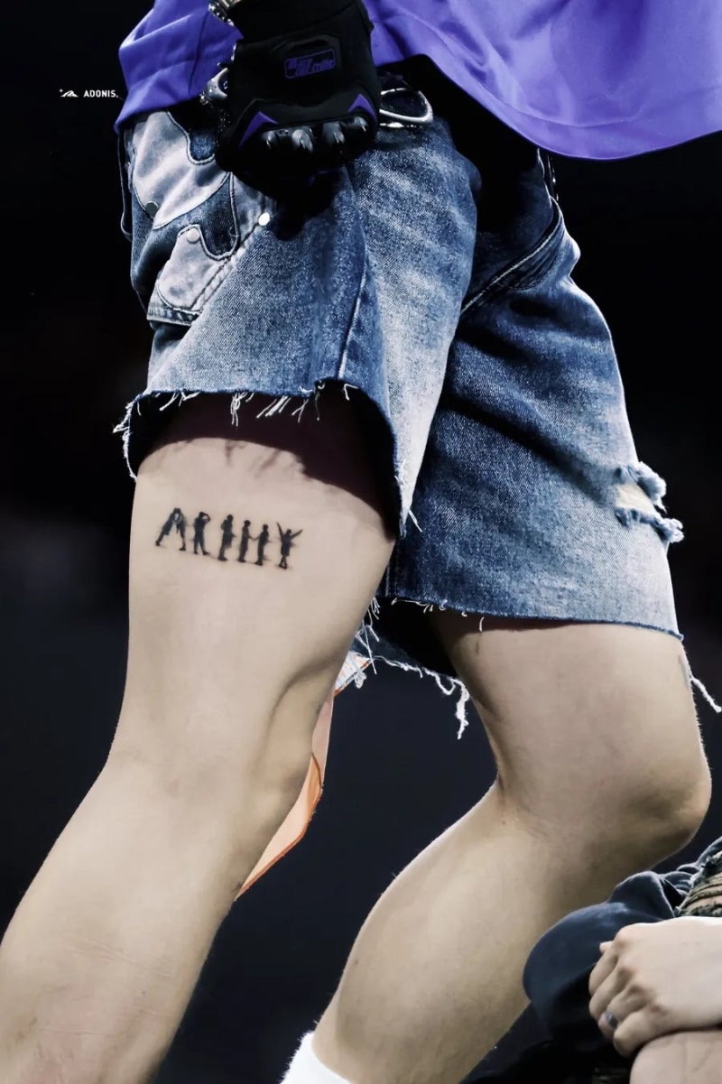 제이홉 뉴타투..omg!!