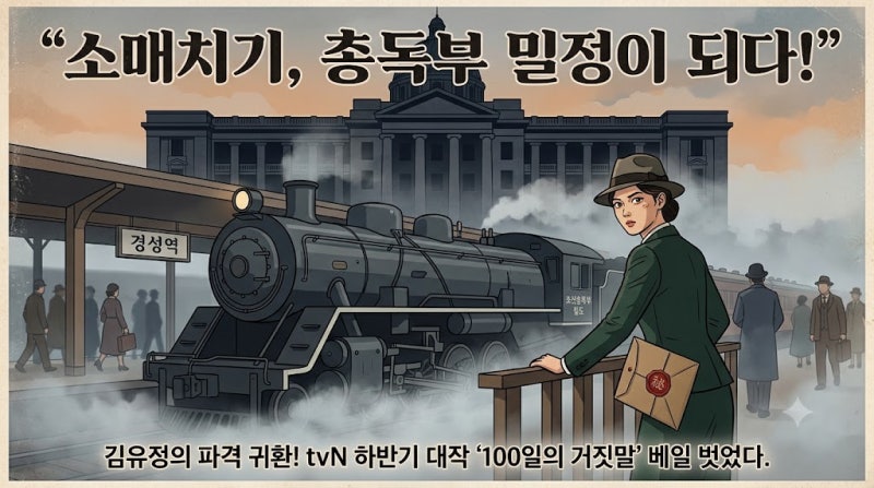 경성 소매치기가 총독부 통역생으로? 김유정X유인식 감독의 첩보 대작 '100일의 거짓말' 대박 ....