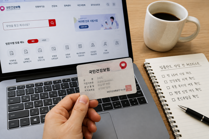 임플란트 건강보험 대상은 누구? 나이 조건 (+갯수 비용 지원)