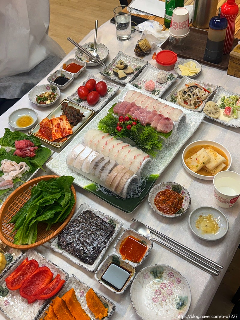 여수 회 추천, 스끼다시 종류만 30여가지가 나오는 소호동 다복횟집