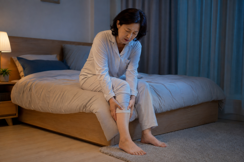 자다가 다리에 쥐 나는 이유는? 자주 생길 때 확인할 것 5가지