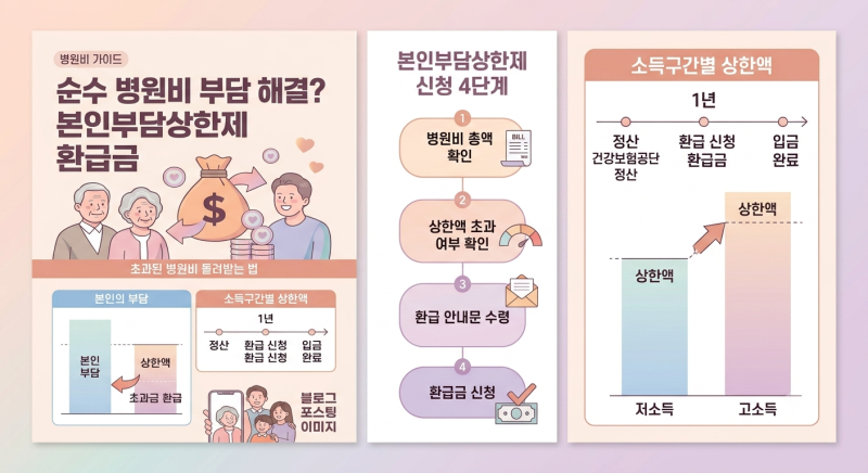 병원비 해결?'건강보험 본인부담상한제' 환급금 신청방법 정리