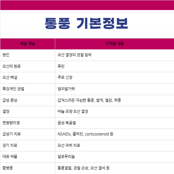 통풍 기본정보