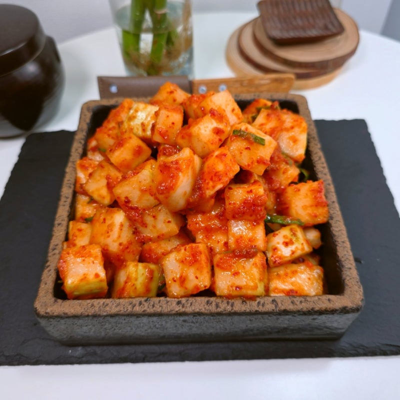 쿡톡 맛있는 여름 무 깍두기 담그는법 레시피