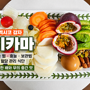 히카마 멕시코 감자 추천 ㅣ 먹는 법 효능 보관법 ㅣ 혈당 관리 식단 ㅣ 아삭한 배와 무의 중....