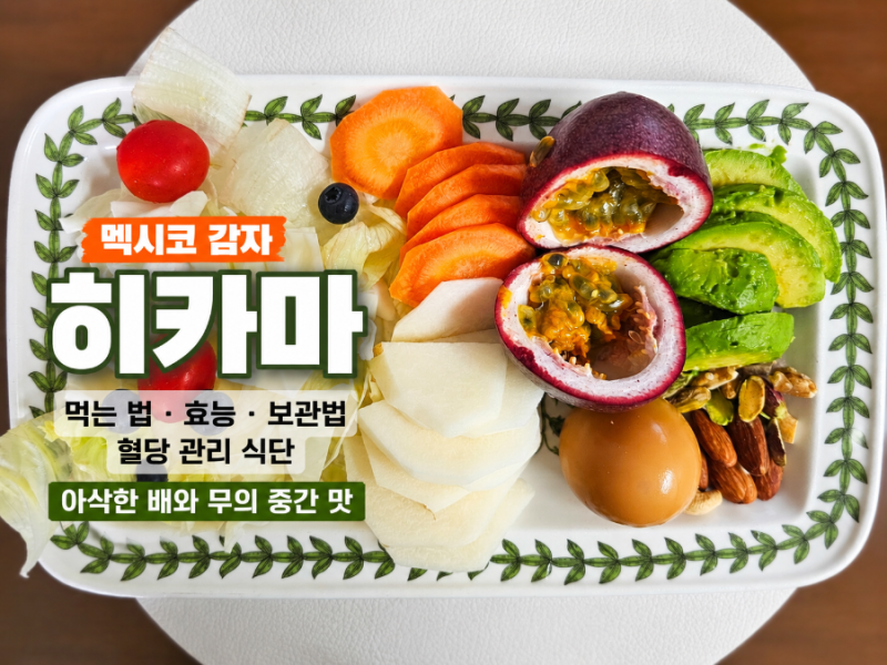 히카마 멕시코 감자 추천 ㅣ 먹는 법 효능 보관법 ㅣ 혈당 관리 식단 ㅣ 아삭한 배와 무의 중....