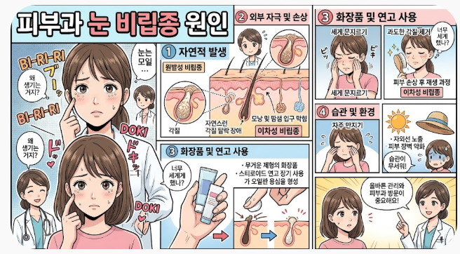 피부과 눈 비립종 원인 및 제거 가격 공유