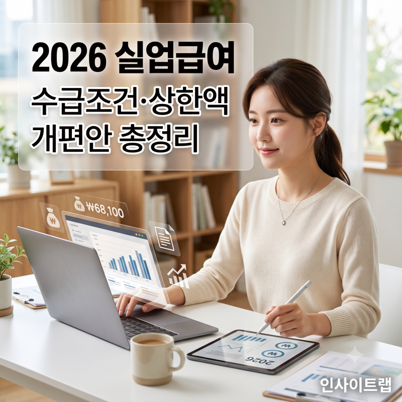 2026 실업급여 수급조건·일 68,100원 상한액과 개편안 핵심 3가지 총정리