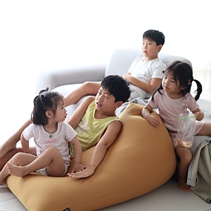 리누빈백 1인용빈백 책읽기 너무 좋은 꿀바른빈백 대형 솔직후기