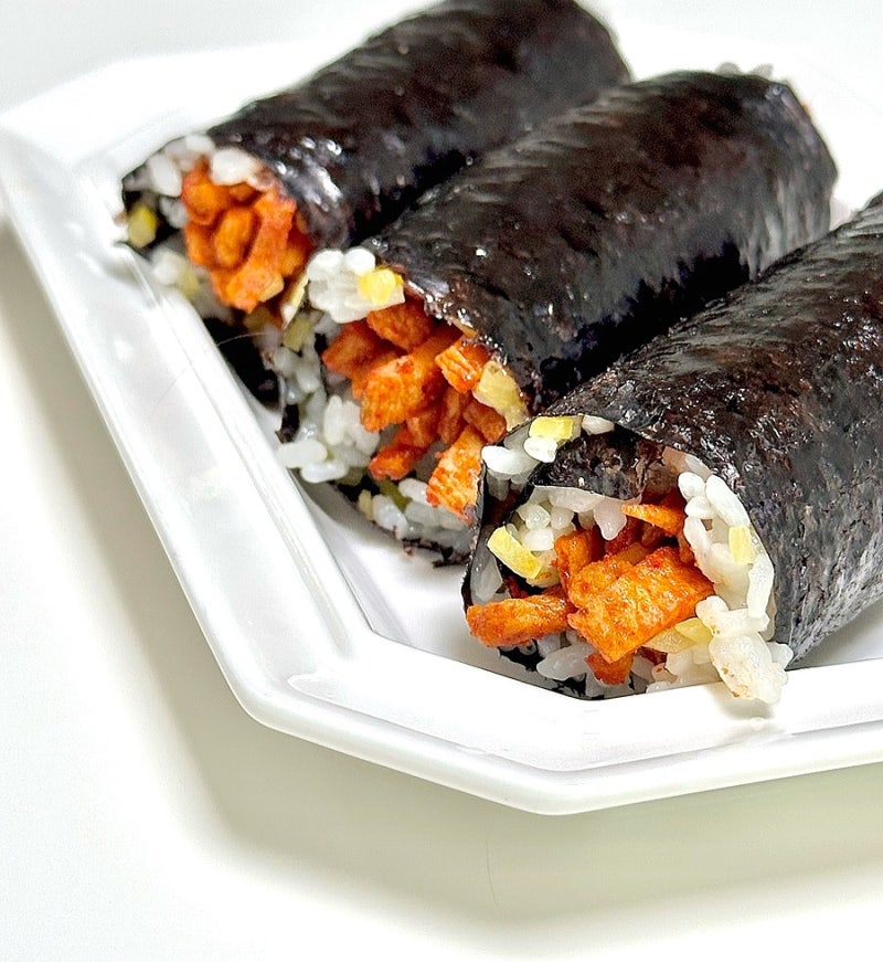 매운 어묵 김밥 레시피, 매콤어묵볶음 초간단 김밥