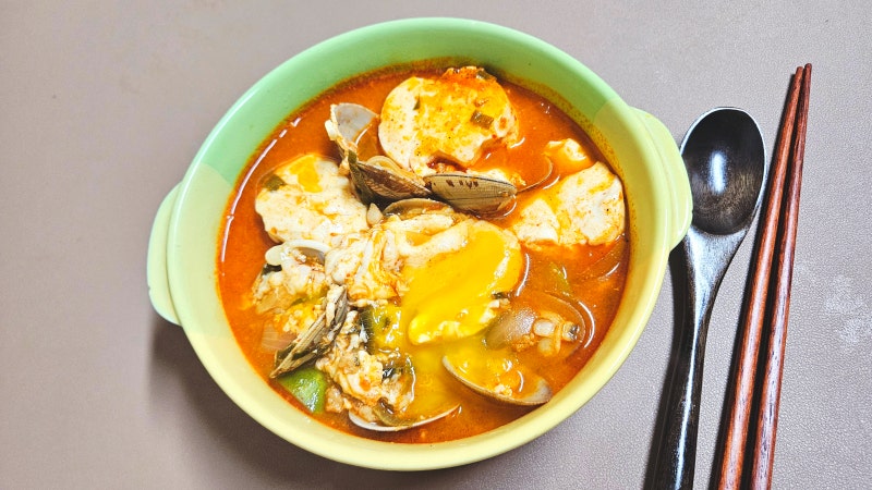[국물요리] 정호영 셰프님의 바지락을 넣은 맛있는 찌개, 바지락순두부찌개