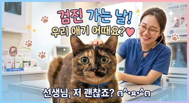 우리 고양이 정기검진, 언제 받고 얼마나 들까? (비용표 포함)