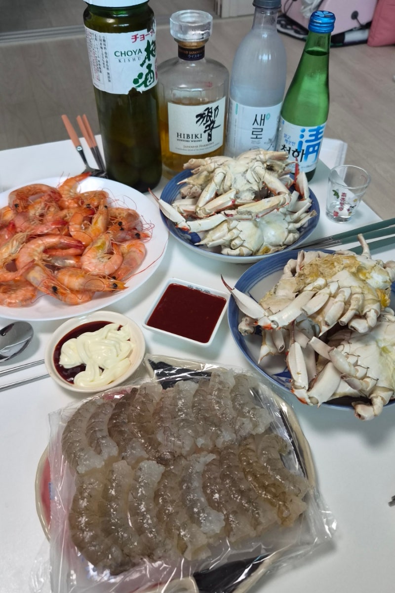 제 24회 서천 홍원항 자연산 전어꽃게 축제 7번 신성수산 구매 및 꽃게찜 후기