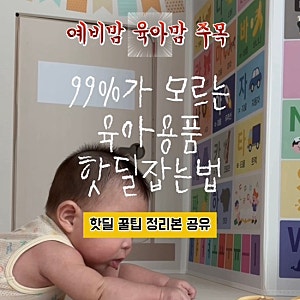 육아용품 핫딜로 싸게 사는법 (물티슈, 기저귀, 분유)