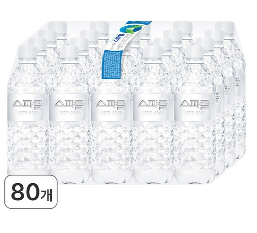 스파클 500ml 80개 무라벨 생수, 용량·구성·배송까지 확인