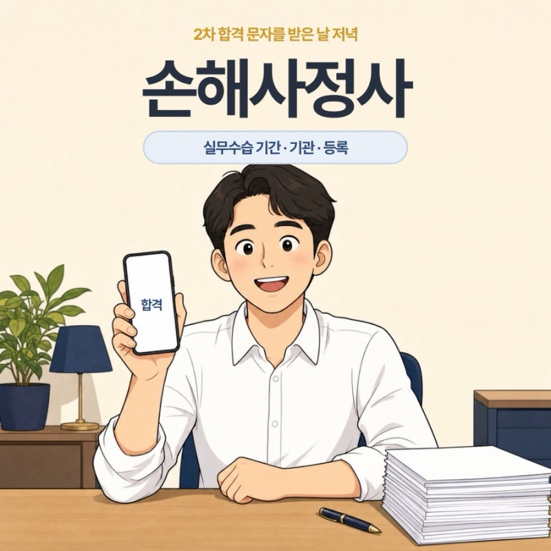 손해사정사 실무수습 기간 기관 등록까지 순서 정리