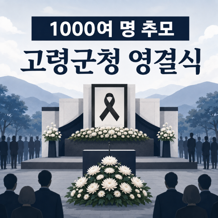 고 <b>이남철</b> 고령군수 <b>영결식</b>, 1000여 명 마지막 배웅