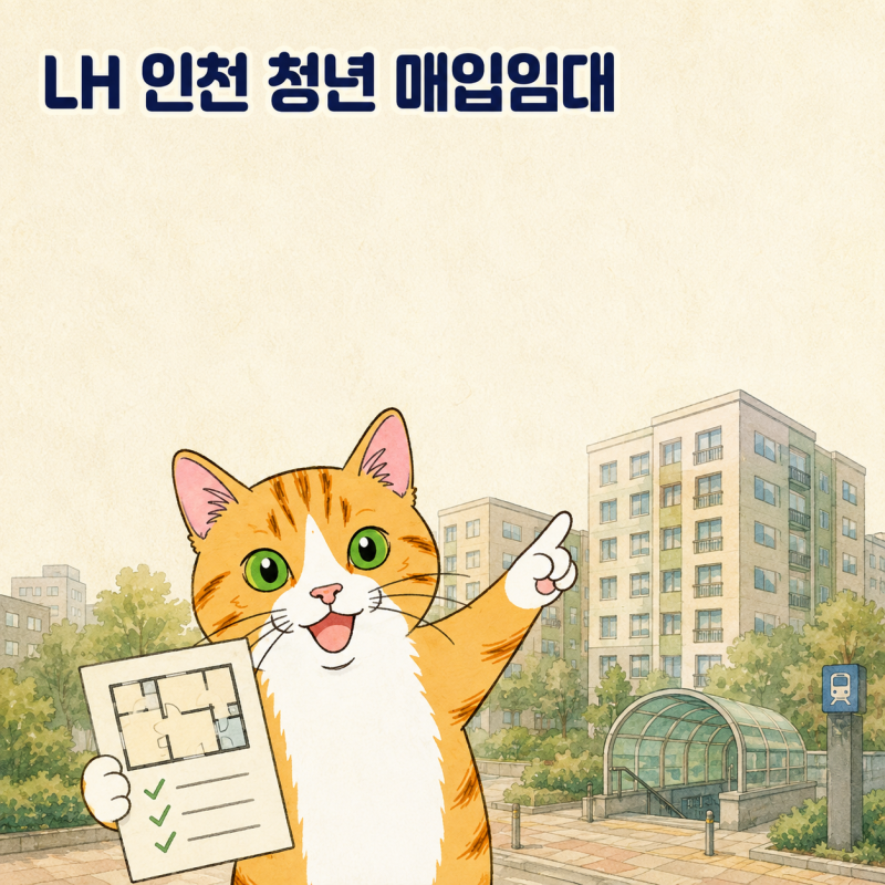 [LH 청년 매입임대] 인천·부천 60호·소득기준·접수일정 정리