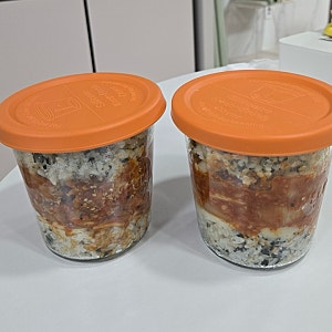 밀프랩 만들기 레시피_치즈닭갈비덮밥/밥버거 후기