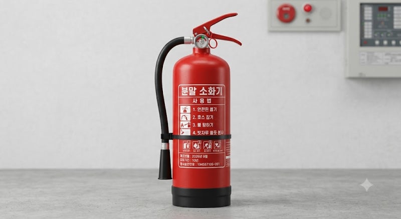 [안전/생활정보] 가정 및 사업장 필수품! 소화기의 모든 것 (종류·사용법·유효기간·점검·폐....