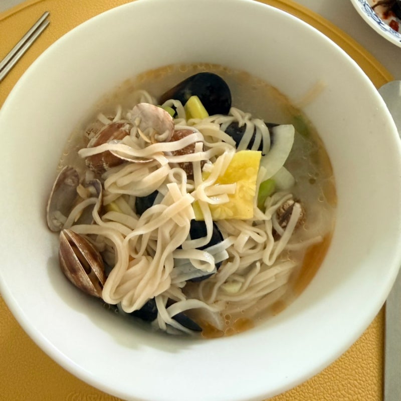해물칼국수 초간단 레시피 : )