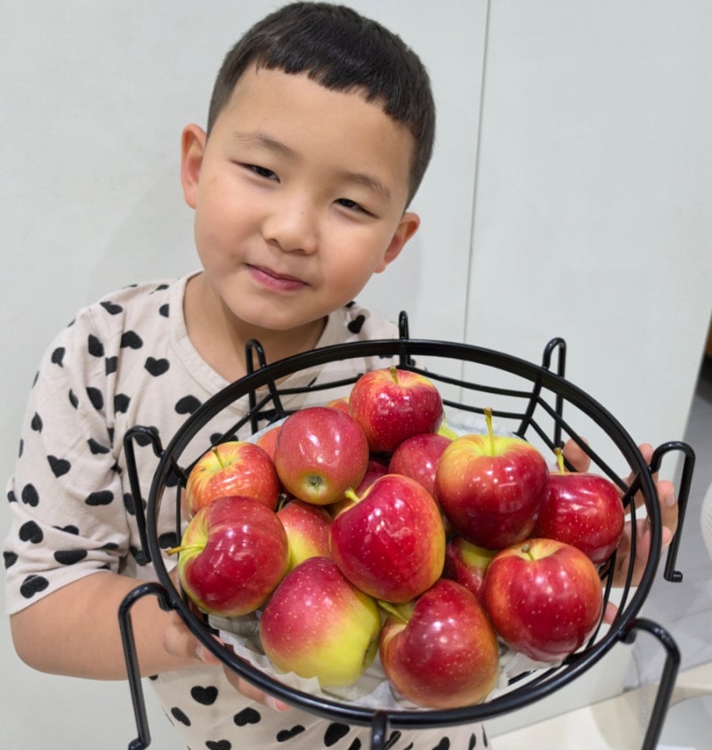 추석 과일 선물 고민 끝낸 이유? 껍질째 먹는 루비에스 미니사과