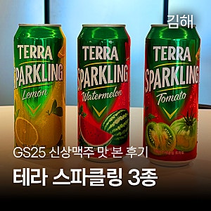 테라 토마토 맥주 신상 솔직후기｜테라 스파클링 토마토·레몬·수박 맛은?