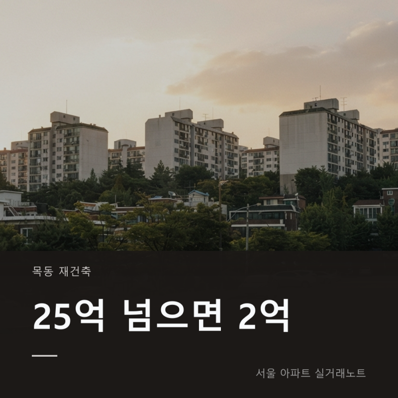 목동 재건축 단지 주담대 한도와 실거주 의무 기준 (취득세 포함)