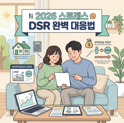 2026 스트레스 DSR 완벽 가이드: 1·2·3단계 규제 차이, 대출 한도 축소 계산 및 내 집 마련 대응 ....
