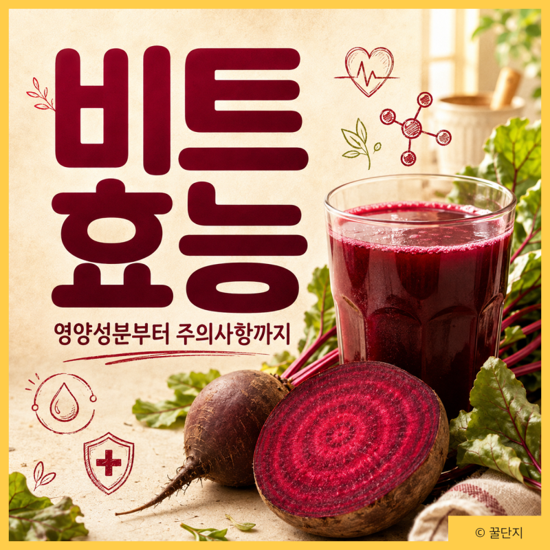 비트 효능, 혈압 낮추는데 도움될까? 영양성분 먹는법 부작용