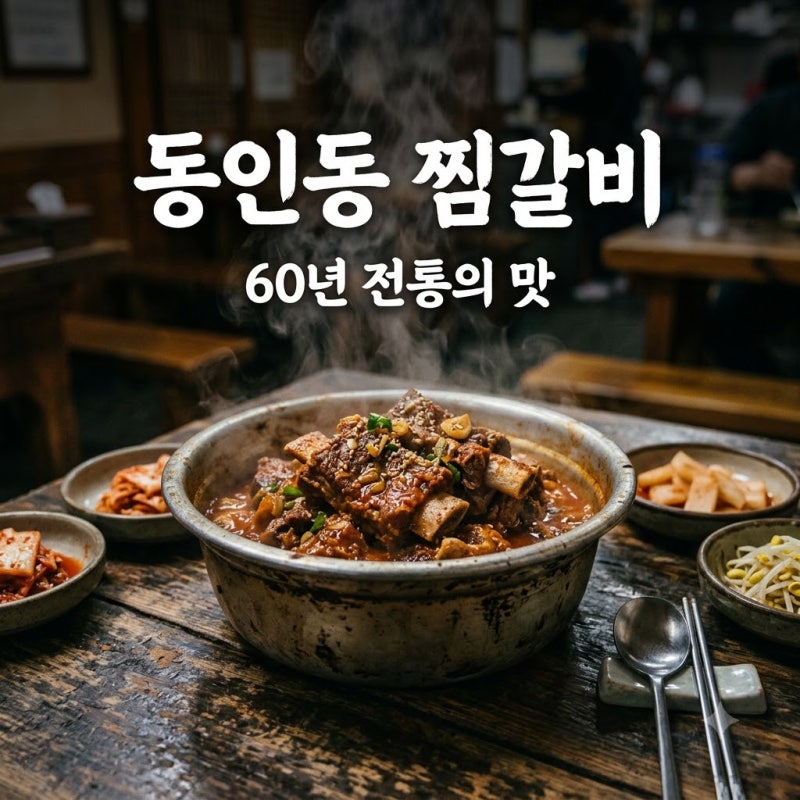 "한 입 먹고 땀이 뻘뻘.." 대구동인동찜갈비, 60년 전통 골목의 숨겨진 비법은?