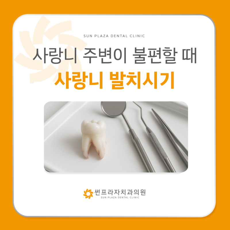 신길동치과 음식을 먹을 때마다 사랑니 쪽에 뭔가 낀 느낌이 반복된다면 발치시기가 다가온 ....