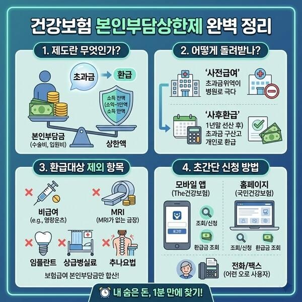 의료비 환급 2026년 지금 확인하세요｜본인부담상한제 환급금 조회부터 신청방법까지