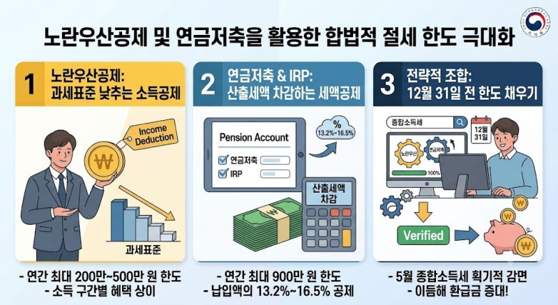 [12편] 노란우산공제 및 연금저축을 활용한 합법적 절세 한도 극대화
