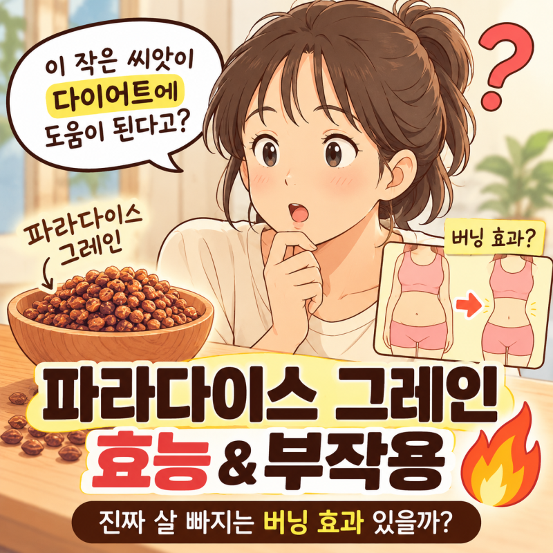 요즘 다이어트 성분으로 뜨는 파라다이스 그레인, 버닝 효과는 진짜일까?
