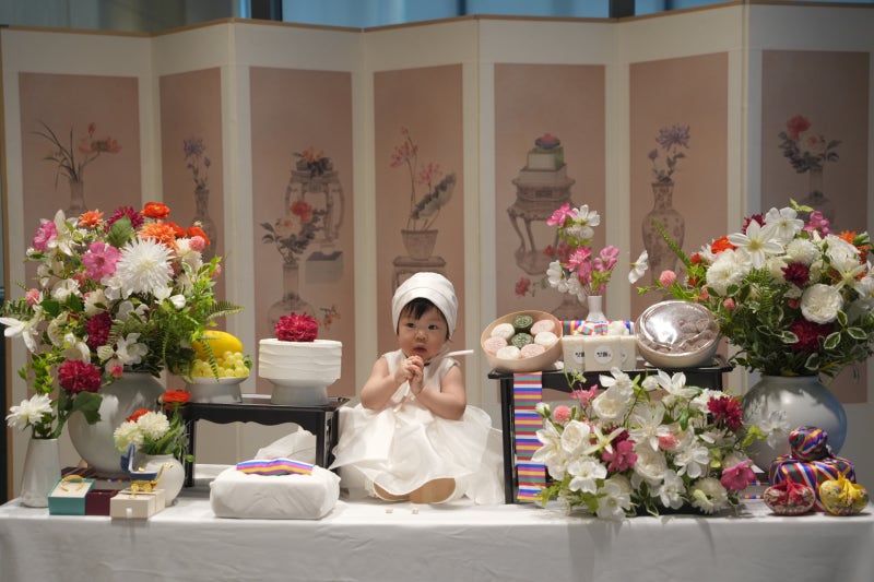 부산 돌잔치 돌상차림 파티더타임 하얏트연산플레이스 나린돌상 후기