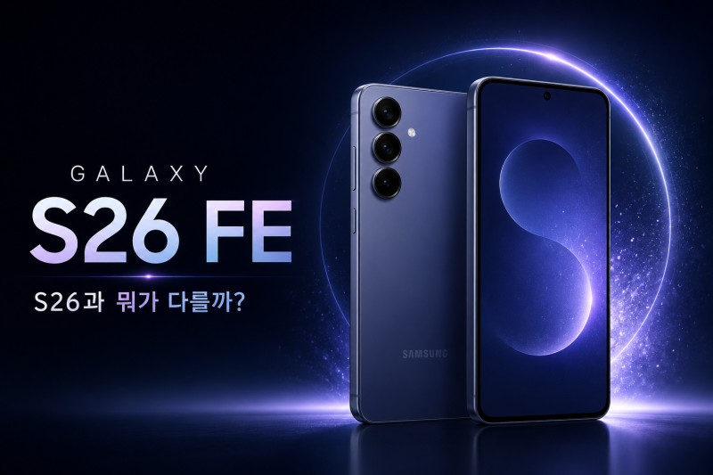 갤럭시 S26 FE 가격·스펙｜S26보다 20만 원 저렴한 이유