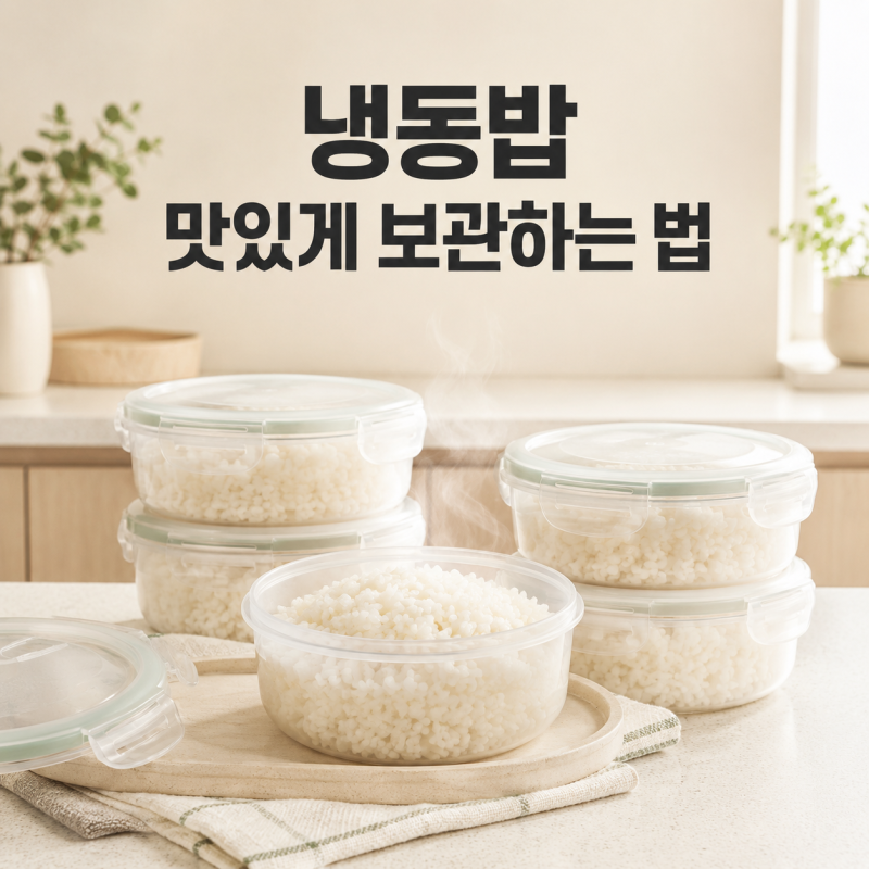 냉동밥 맛있게 보관하는 법｜갓 지은 밥 언제 얼릴까? 소분·해동까지