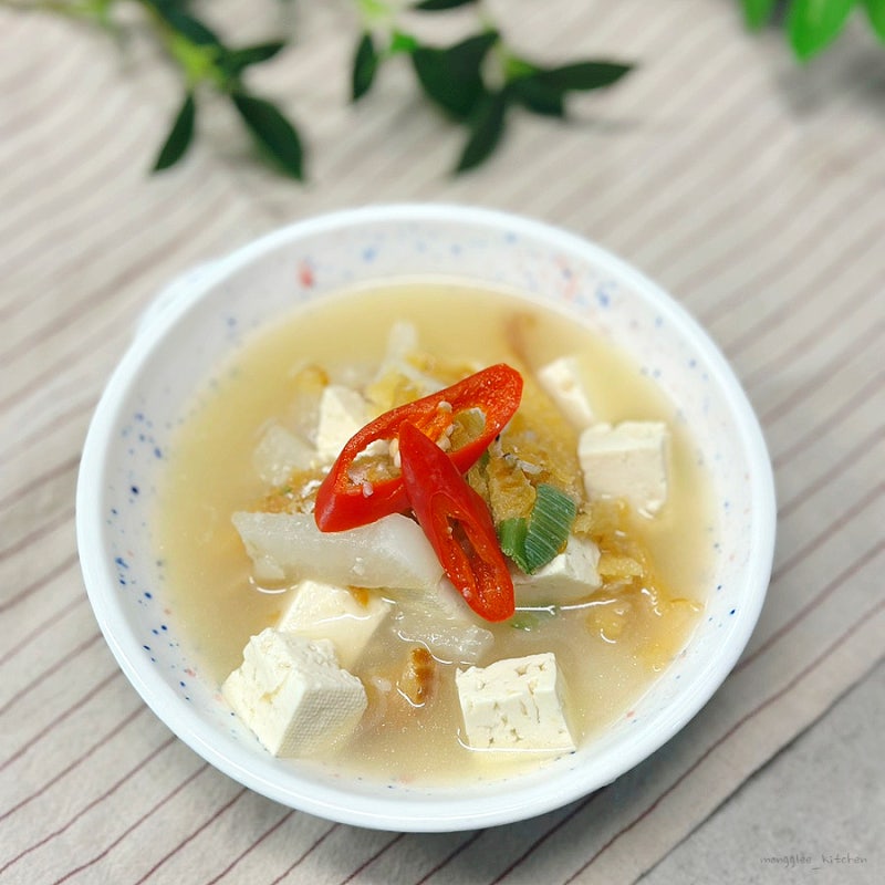 황태국 끓이는 법 북어국 황태해장국 레시피