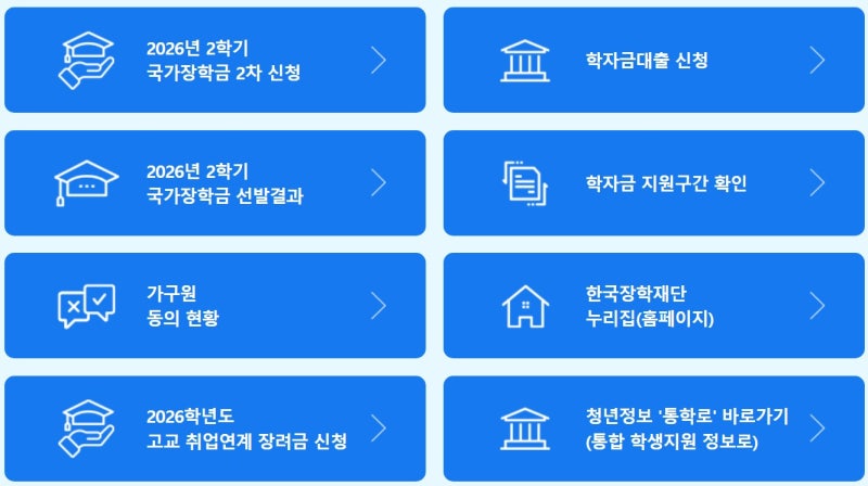 2026 국가장학금 2학기 2차 신청기간 언제까지? 소득분위·학점기준 총정리