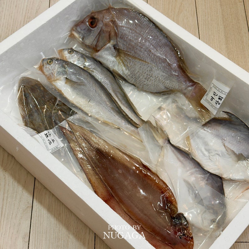 반건조생선 여진상회 부세조기 굽는법 후라이팬으로 겉은 바삭 촉촉하게
