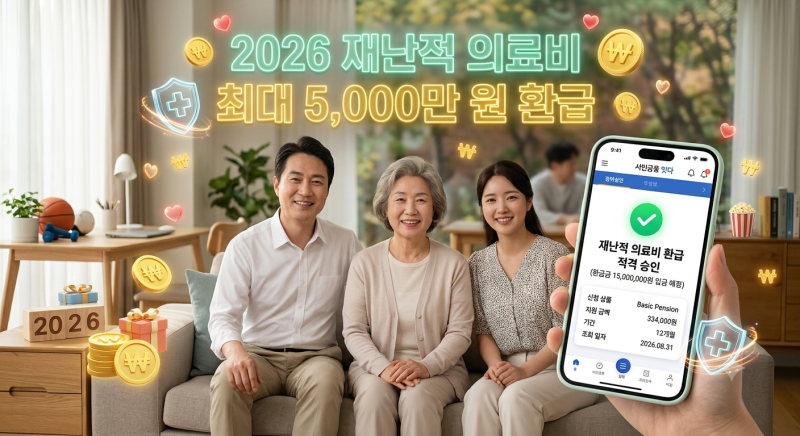 큰 병원비 냈다면 필수 체크! 의료비 지원 자격 및 5,000만 원 지원 대상 및 환급 신청법