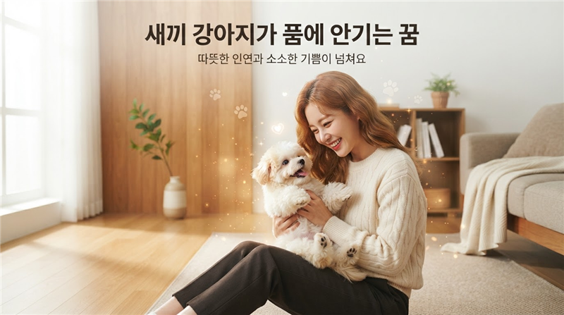 강아지꿈 해몽 인간관계 대인운 속시원한 대박 정리^^