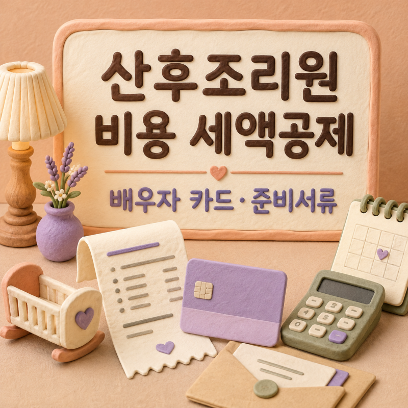 산후조리원 비용 세액공제: 배우자 카드 결제와 준비서류 정리