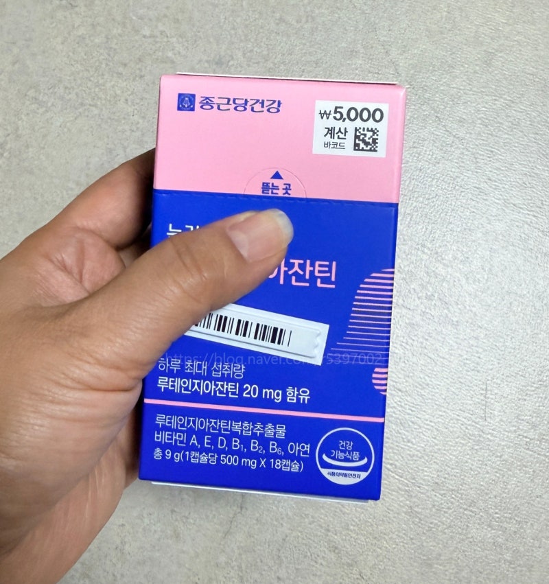 다이소 루테인 지아잔틴 종근당건강 5천원, 눈 건강 영양제 성분과 섭취법