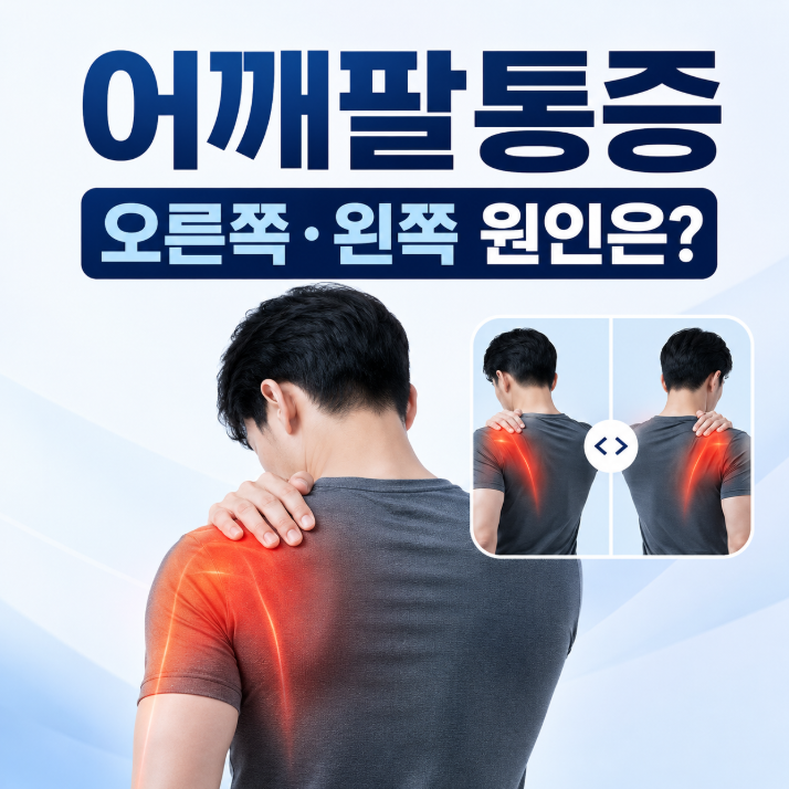 어깨팔통증 오른쪽·왼쪽이 다른 이유, 위치별 원인 총정리