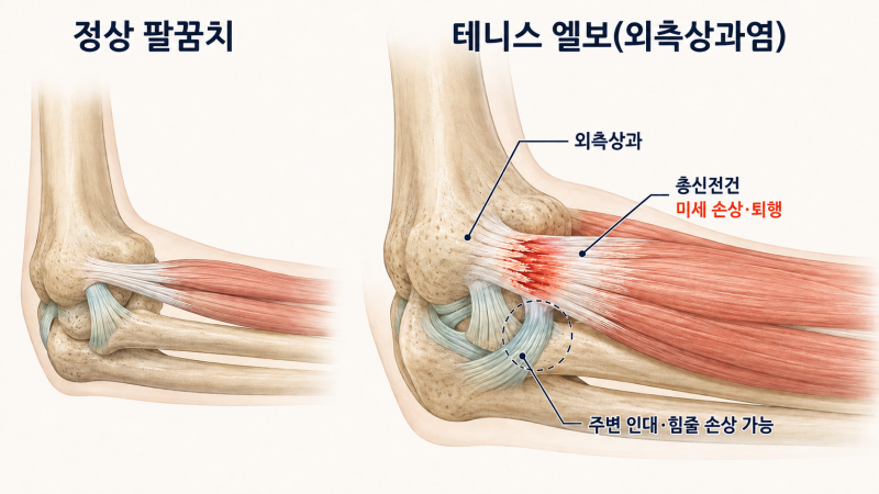 광주 한의원 지속되는 팔꿈치 통증, 테니스 엘보 만성화되기 전에 확인하세요!