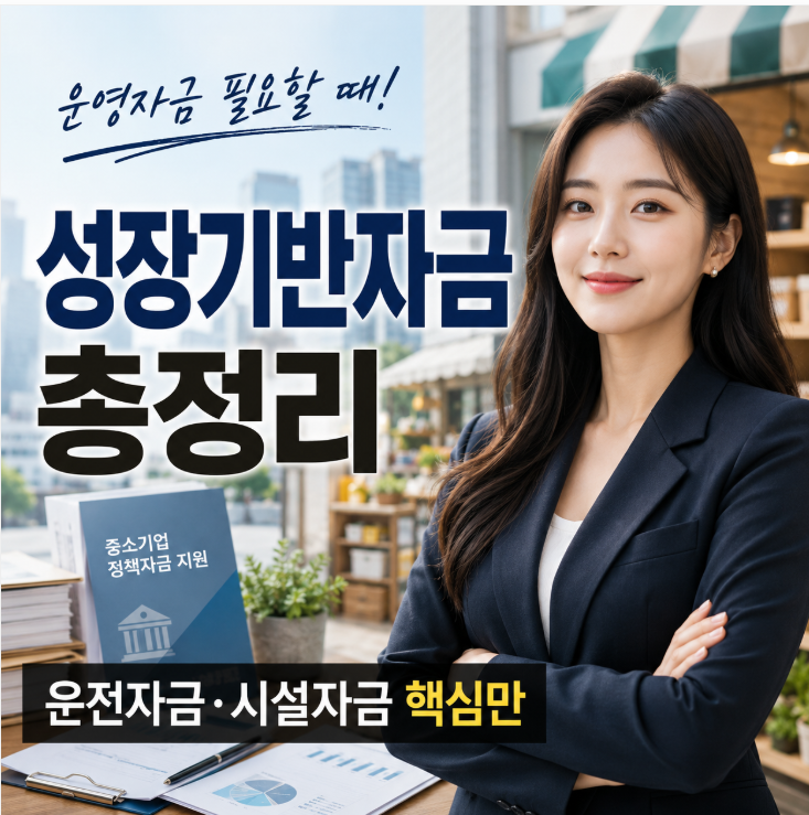 [소상공인 성장기반자금 총정리]｜운전자금 2억원·시설자금 10억원까지, 누가 받을 수 있을....