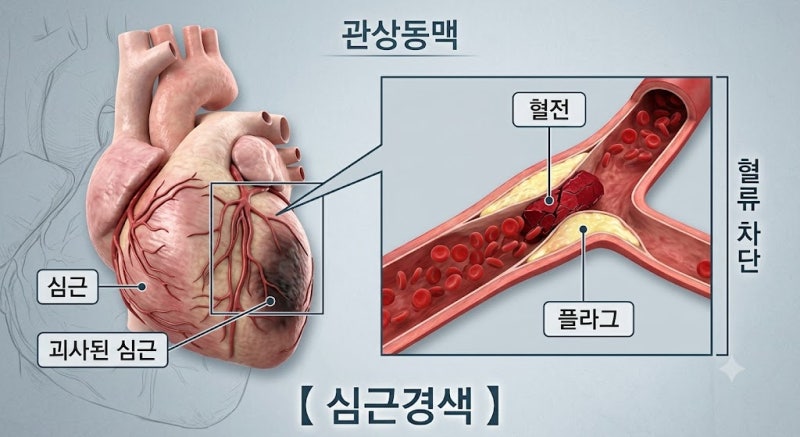 심근경색 왜 발생하나? 전조증상과 원인 그리고 치료방법