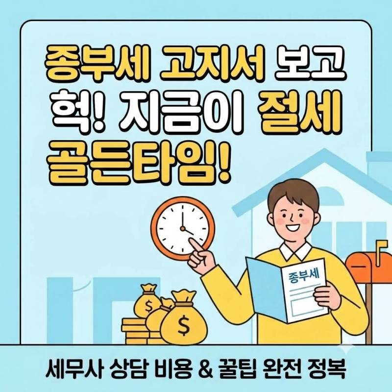 종부세 절세 세무사 상담 비용 "30분에 10만 원 아까울까?" 세무 대행 수수료 및 돈 아끼는 사....
